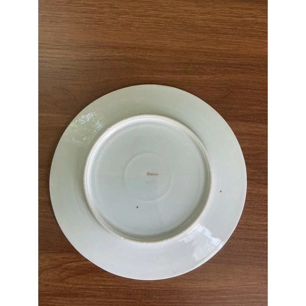 Bavaria Lusterware Floral Dessert Plates, Set of 2, Iridescent Vintage China